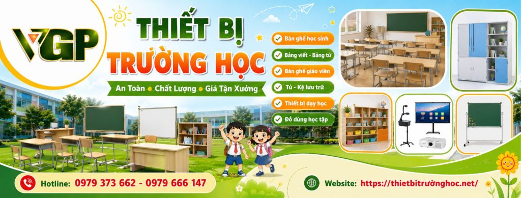 Công ty sản xuất và lắp đặt bàn ghế trường học số 1 tại Đắk Lắk